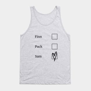 Glee/Sam heart Tank Top